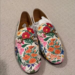 Gucci Floral Women's Jordaan Loafers